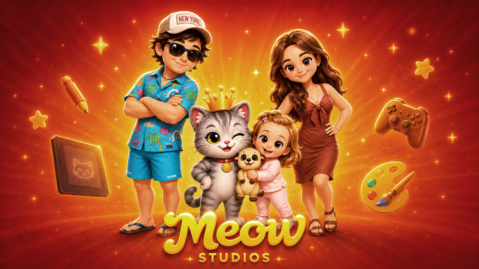 The family behind Meow Studios